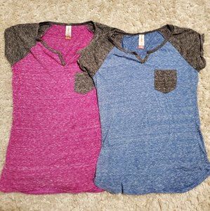 2 Target Baseball T-shirts Size M